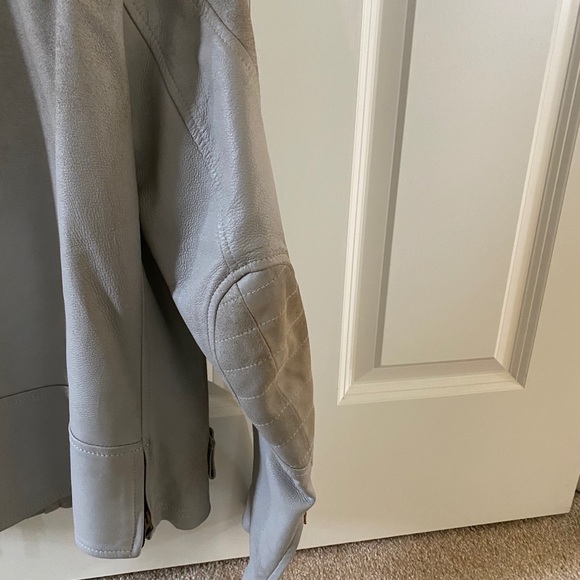 Emporio Armani leather jacket biker style.